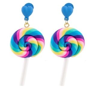 Vibrant Swirl Drop Earrings